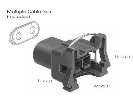 Automobile connector - 280.1 Pull-to-Seat 12129142