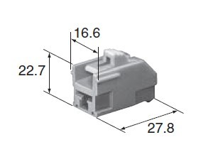 Automobile connector - TS SERIES (8.0mm) 6098-0441