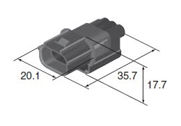 Automobile connector - HV/HVG SEALED SERIES (1.0mm) M(6188-4775)