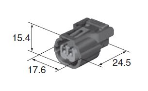 Automobile connector - HX SEALED SERIES 1.0mm) F(6189-0890)